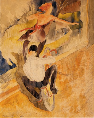 Akrobati na kole od Charles Demuth