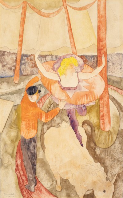 Jezdkyně a asistentka od Charles Demuth