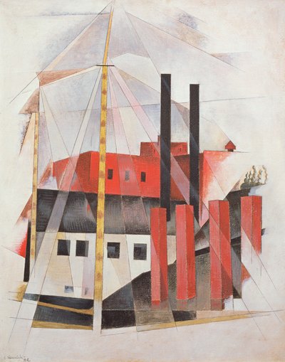 Svátek stěhováků klavíru, 1919 od Charles Demuth