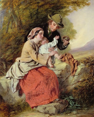 Ptačí hnízdo (olej na plátně) od Charles Dukes