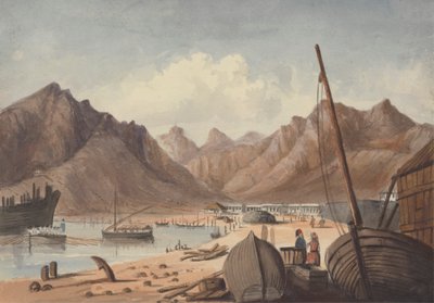 Středozemní přístav (nebo Aden?) od Charles Dyce