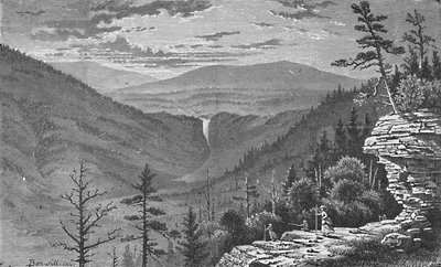 Sunset Rock, Catskill Mountains, 1883 od Charles E. H. Bonwill