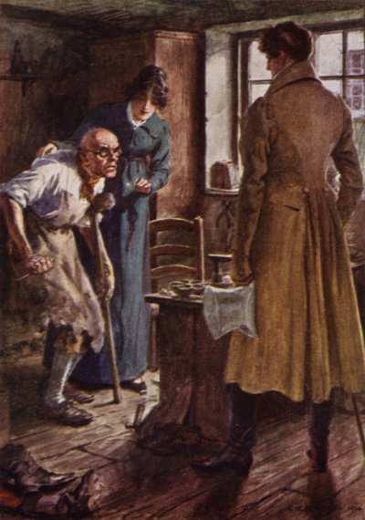 Ilustrace pro The Amateur Gentleman od Jefferyho Farnola (barevné lito) od Charles Edmund (after) Brock