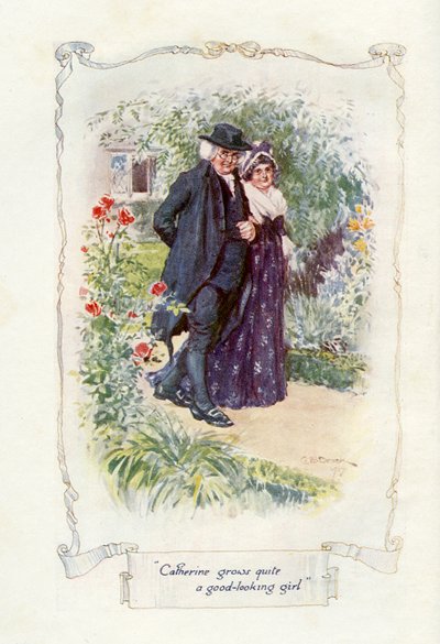 Catherine roste docela dobře vypadající dívka, 1907 (ilustrace) od Charles Edmund Brock