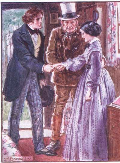 Poslední předpis doktora Marigoldse, který je třeba brát na celý život, ilustrace z předpisu Dr. Marigoldse, 1910 od Charles Edmund Brock