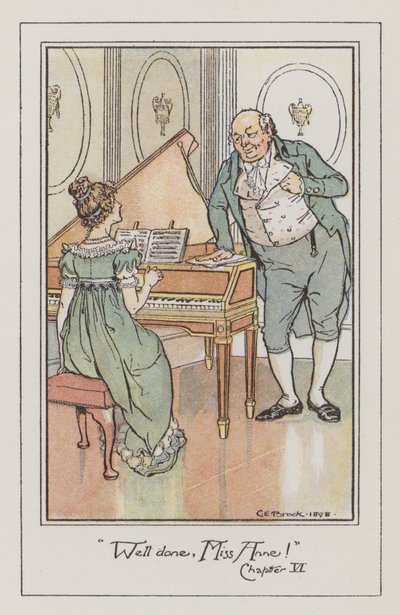 Ilustrace pro přesvědčování (barevné lito) od Charles Edmund Brock
