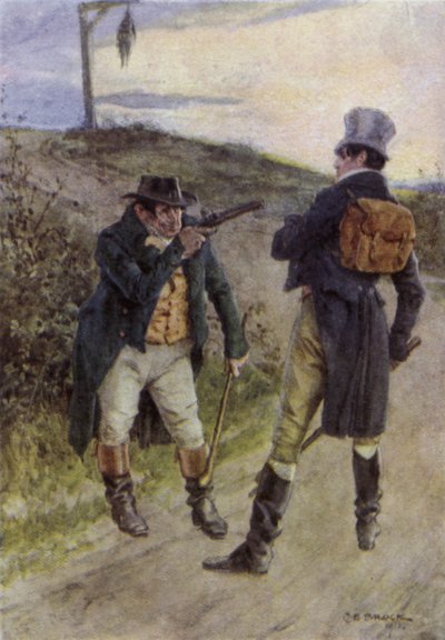 Ilustrace pro The Broad Highway a Romance of Kent od Charles Edmund Brock
