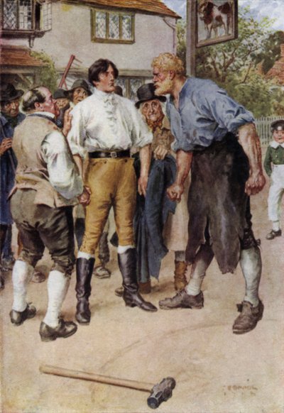 Ilustrace pro The Broad Highway a Romance of Kent od Charles Edmund Brock