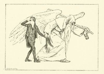 Ilustrace k The Essays of Elia od Charlese Lamba (rytina) od Charles Edmund Brock
