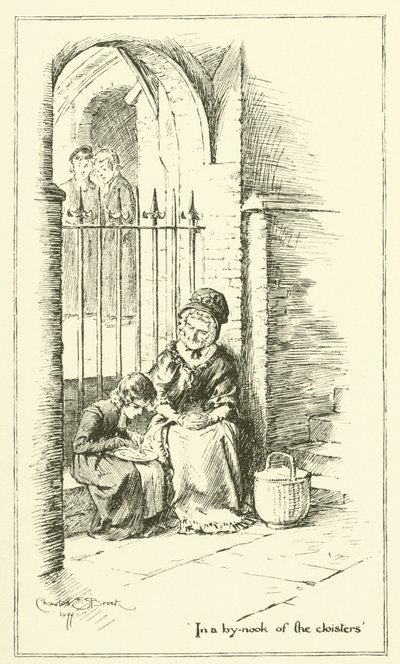 Ilustrace k The Essays of Elia od Charlese Lamba (rytina) od Charles Edmund Brock