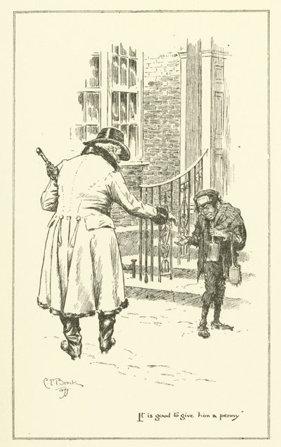 Ilustrace k The Essays of Elia od Charlese Lamba (rytina) od Charles Edmund Brock