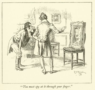 Ilustrace k The Essays of Elia od Charlese Lamba (rytina) od Charles Edmund Brock
