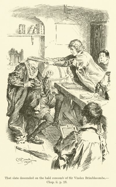 Ilustrace pro Westward Ho! Charles Kingsley (rytina) od Charles Edmund Brock