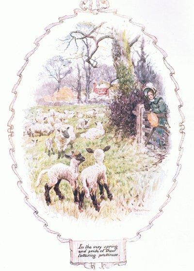 Na samém jaře své potácející se krásky (barva lito) od Charles Edmund Brock