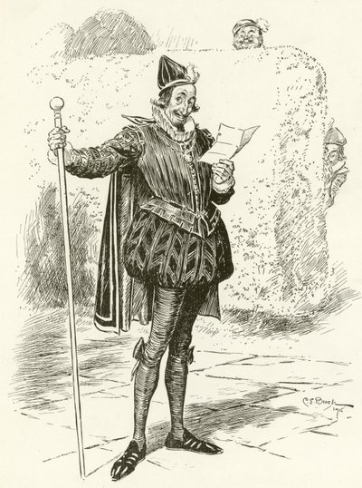 Malvolio od Charles Edmund Brock