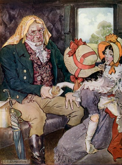 ?Vzali sladkosti, které vděčně nabídl.? od Charles Edmund Brock