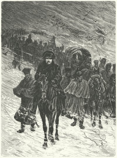 Napoleonův ústup z Moskvy od Charles Edouard Delort