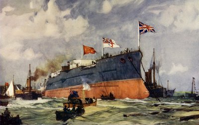 Zahájení Londýna v Portsmouthu od Charles Edward Dixon
