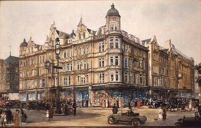 Stará budova, Bourne a Hollingsworth, Oxford Street od Charles Edward Dixon