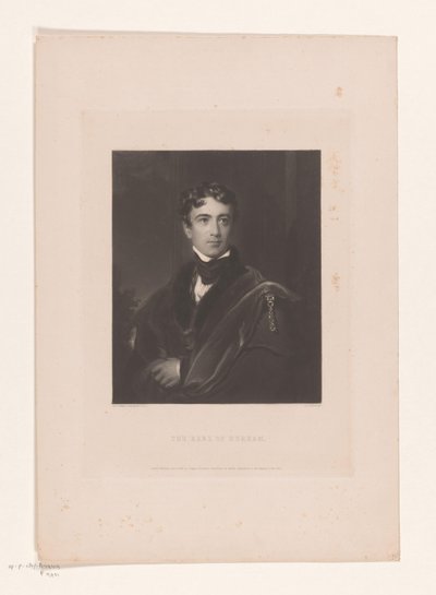 Portrét Johna George Lambtona Hrabě z Durhamu (titul na předmětu) od Charles Edward Wagstaff