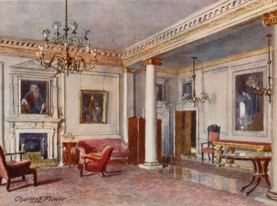 Přijímací místnost, Downing Street 10, 1906 od Charles Edwin Flower