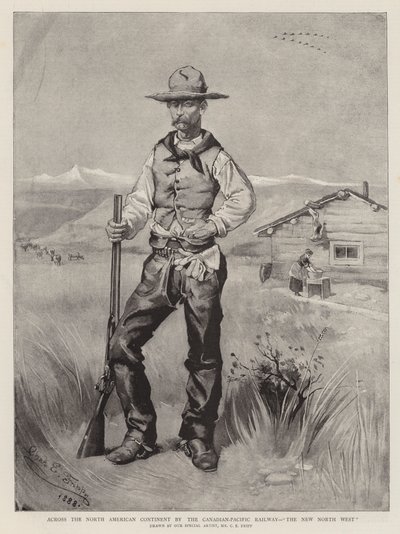 Přes severoamerický kontinent kanadsko-pacifickou železnicí, The New North West od Charles Edwin Fripp