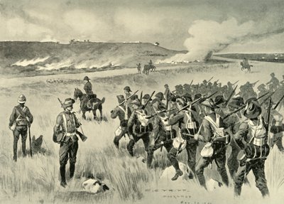 „The City of London Imperial Volunteers v Doornkopu dne 29. května“, 1901. od Charles Edwin Fripp