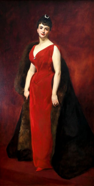 Portrét Madame Edgard Stern od Charles Emile Auguste Carolus Duran