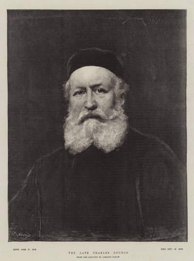 Zesnulý Charles Gounod od Charles Emile Auguste Carolus Duran