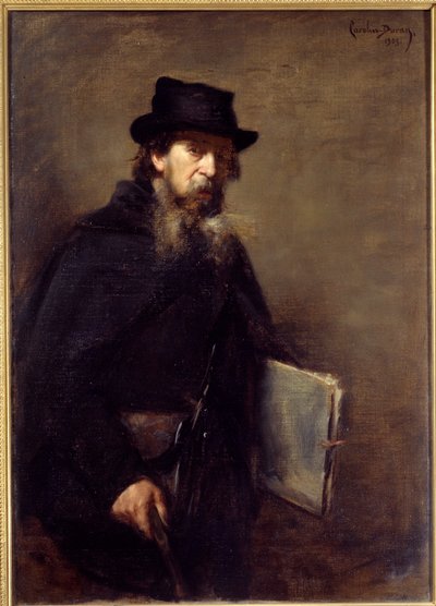 Obraz starého litografa od Emile Auguste Carolus Duran (Carolus-Duran od Charles Emile Auguste Carolus Duran