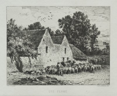 Statek. od Charles Emile Jacque