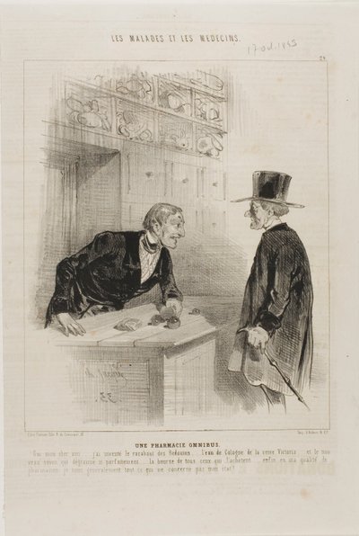 Lékárna pro každou potřebu (talíř 24) od Charles Emile Jacque