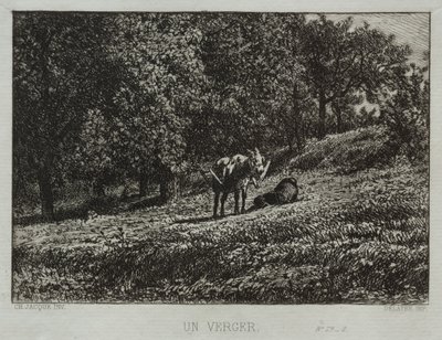 Orchard od Charles Emile Jacque