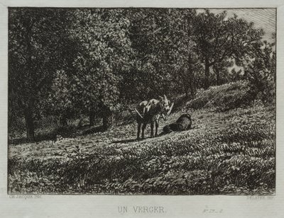Orchard. od Charles Emile Jacque