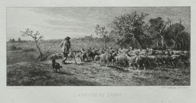Příjezd na Pole od Charles Emile Jacque