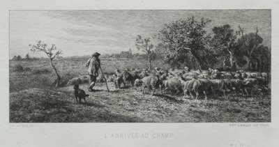 Příjezd na Pole. od Charles Emile Jacque
