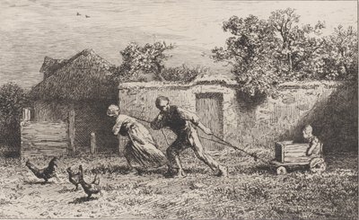 Posádka, 1865. od Charles Emile Jacque
