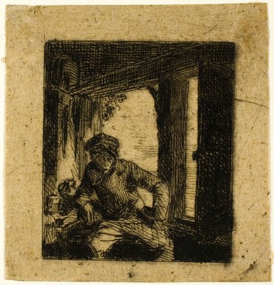 Pijan od Charles Emile Jacque