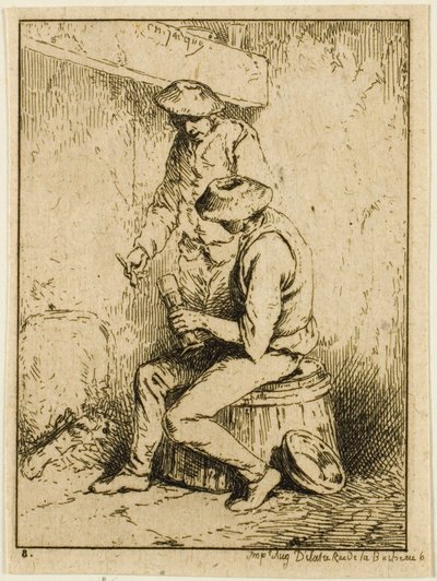 Pijáci od Charles Emile Jacque