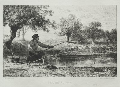 Rybolov. od Charles Emile Jacque