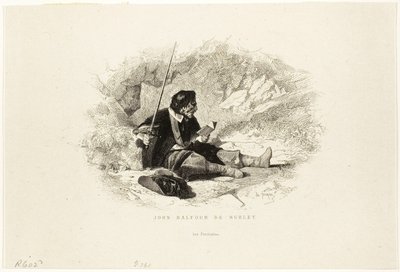 John Balfour z Burley - The Puritans od Charles Emile Jacque