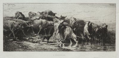 Napajedlo od Charles Emile Jacque