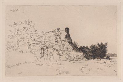 Velká chata Kercassier, 1875. od Charles Emile Jacque