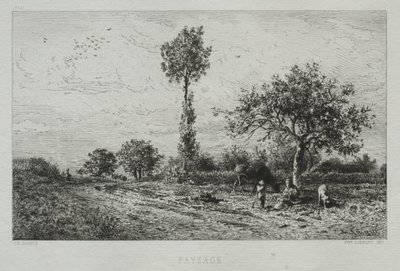 Krajina od Charles Emile Jacque