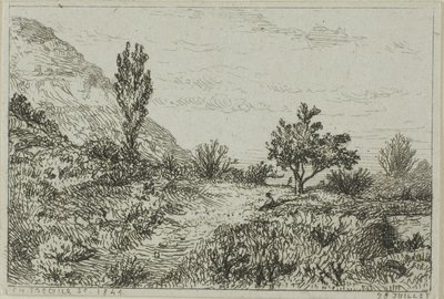 Krajina od Charles Emile Jacque