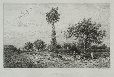Krajina. od Charles Emile Jacque