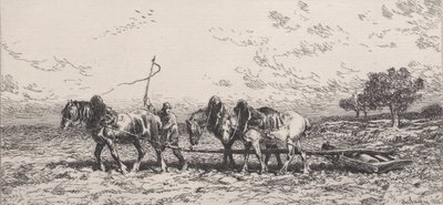 The Roller, 1868. od Charles Emile Jacque