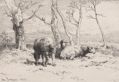 Ovce, 1868. od Charles Emile Jacque