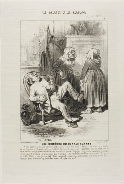 Staré ženské léky (deska 6) od Charles Emile Jacque