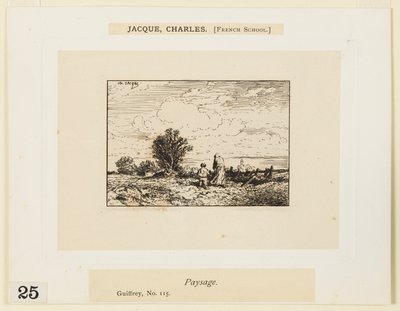Venkov od Charles Emile Jacque